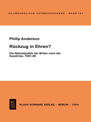 cover image of Rückzug in Ehren?